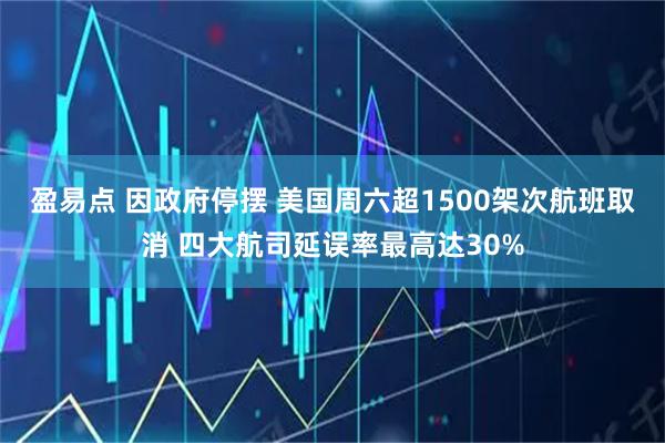盈易点 因政府停摆 美国周六超1500架次航班取消 四大航司延误率最高达30%